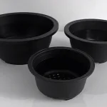 BLACK PLASTIC BOWL - 3 SIZES